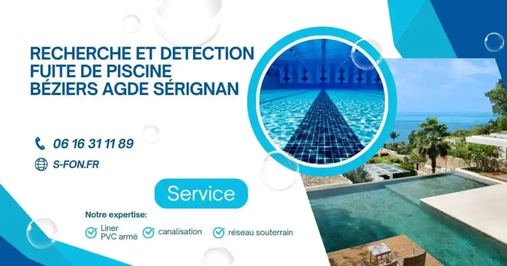 Recherche de fuite beziers agde serignan